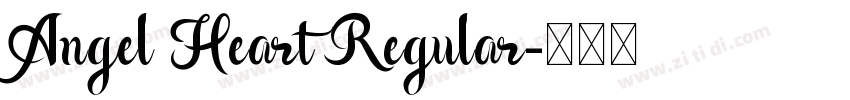 Angel Heart Regular字体转换